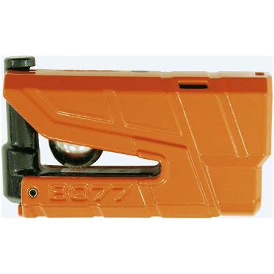 Trava De Disco C/ Alarme Abus 8077 Laranja