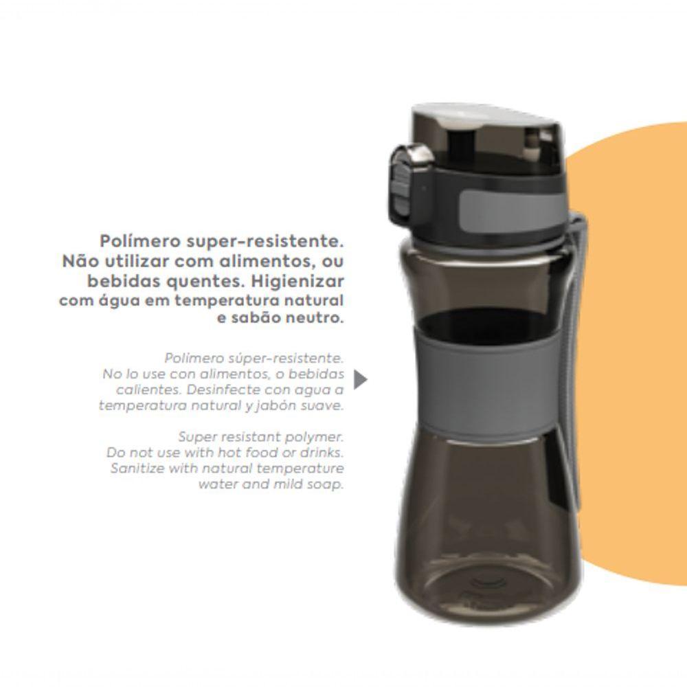 Squeeze Action 700ml 8,5x22,5 Cm 700 Ml Fumê Coza 61053/3449 - 4