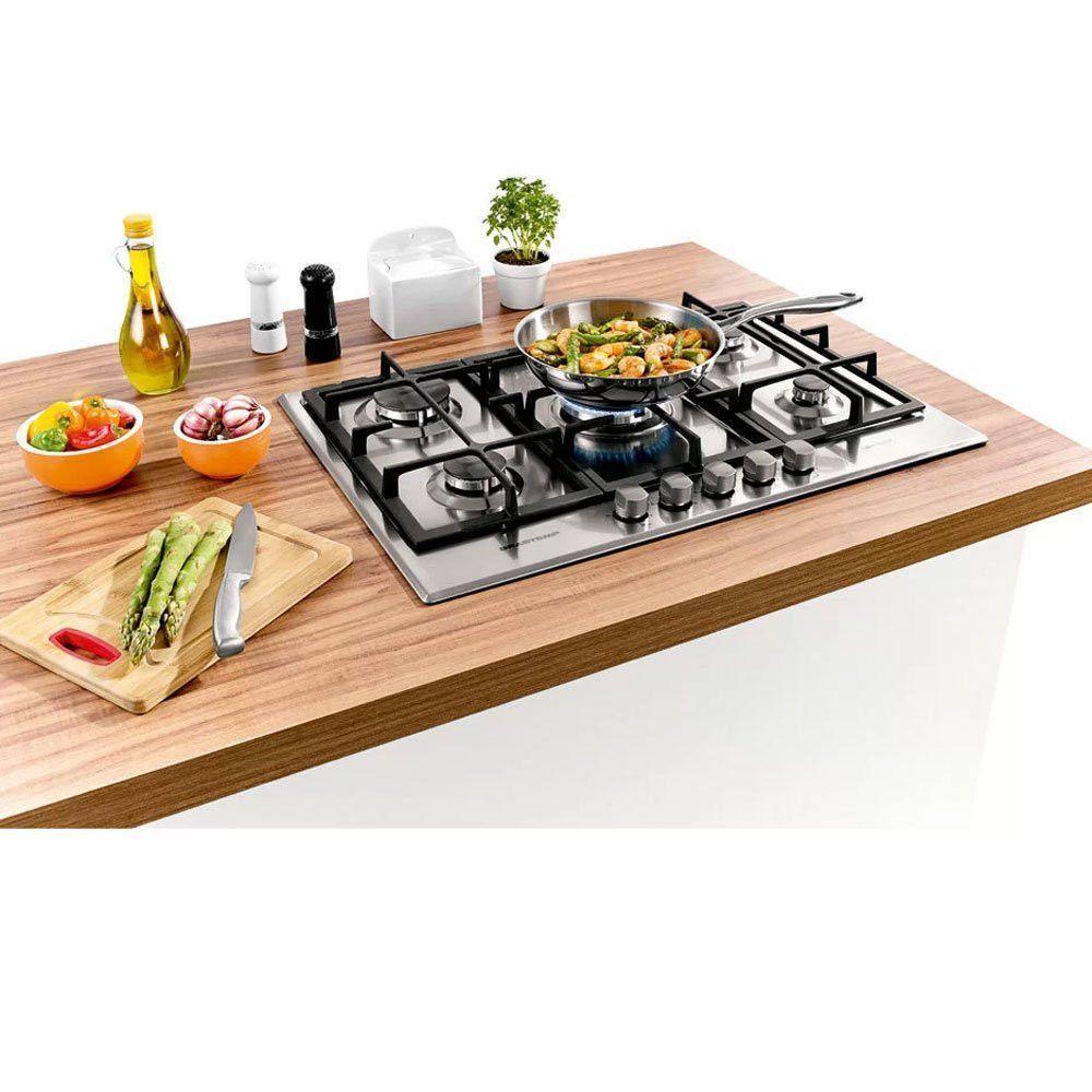 Cooktop Brastemp 5 Bocas Superautomático Gourmand Inox 220V - 2