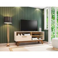 Rack Para Tv Com Porta Riane Off White Cinamomo - 2