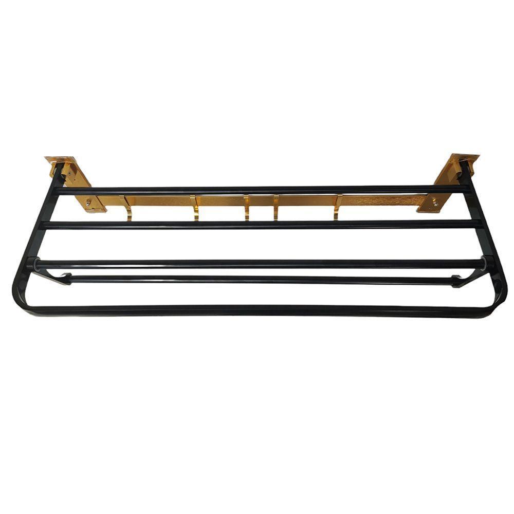 Toalheiro Suporte Varal Roupa Porta Toalha Multiuso - 10