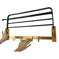 Toalheiro Suporte Varal Roupa Porta Toalha Multiuso - 6