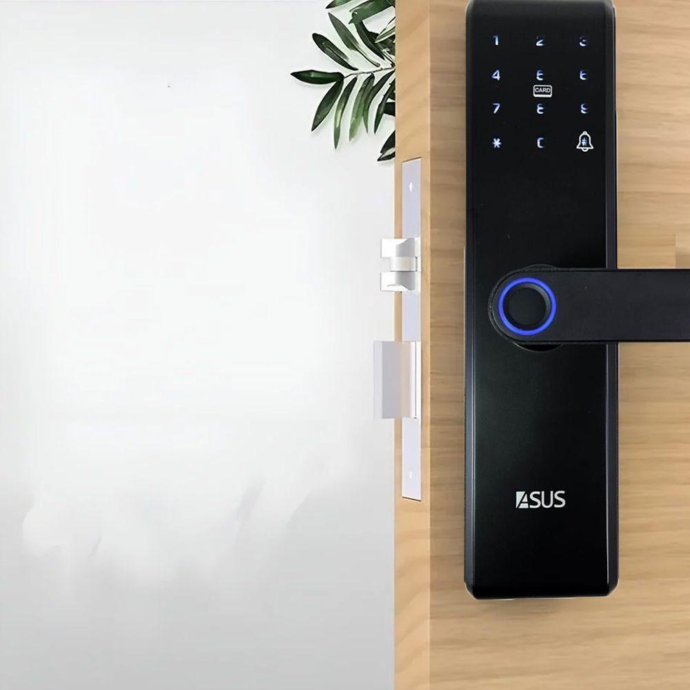 Fechadura Digital Eletronica Biometria Senha Chave Acesso Cartao Porta Casa Residencia Escritorio Sala Segurança - 4