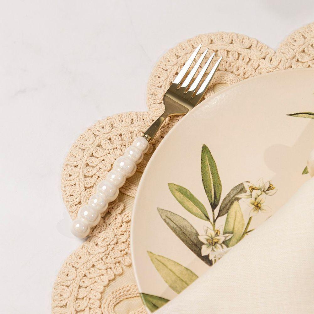 Conjunto De Talheres Copa E Cia 36 Peças Garbo Dots Champagne - 2