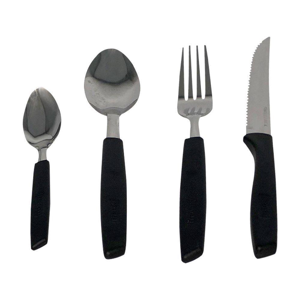 Conjunto Talheres Capri 25 Peças - Preto - 3