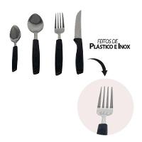 Conjunto Talheres Capri 25 Peças - Preto - 2