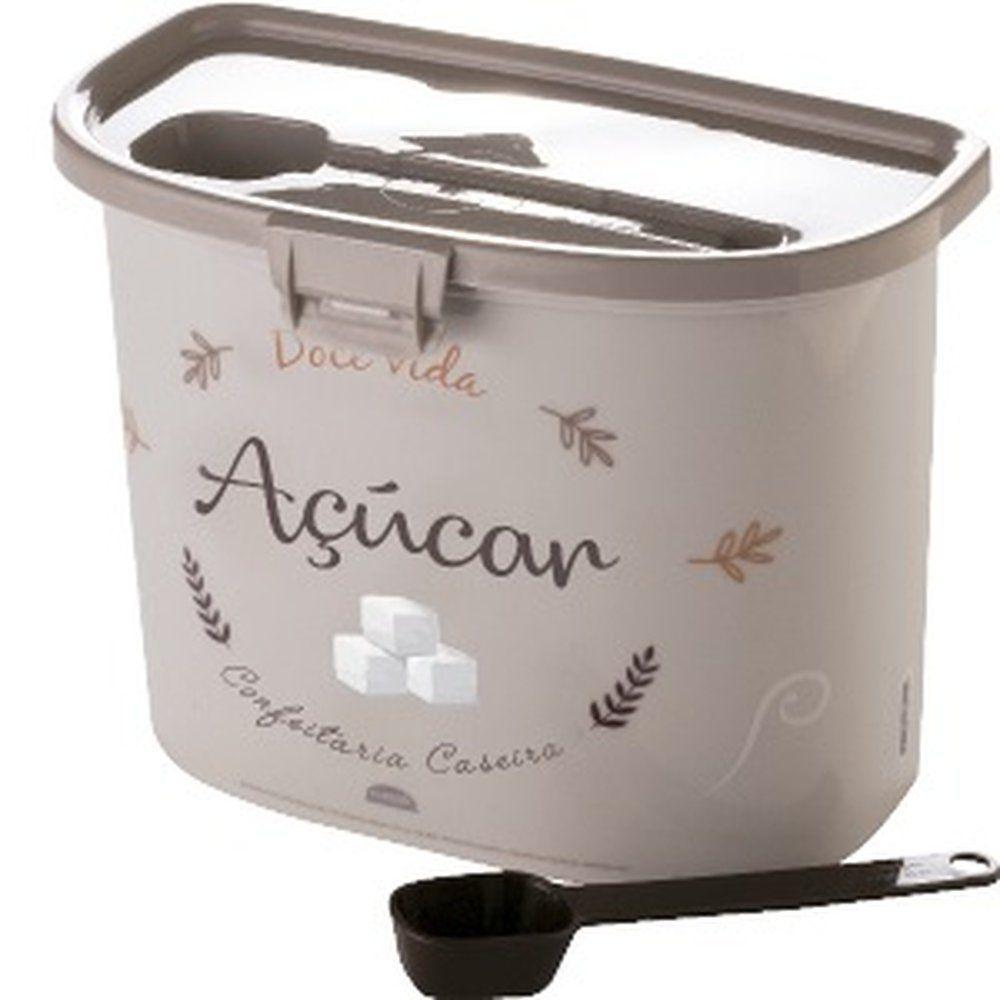 Pote De Plástico Para Açucar - Plasutil 006143 - 1