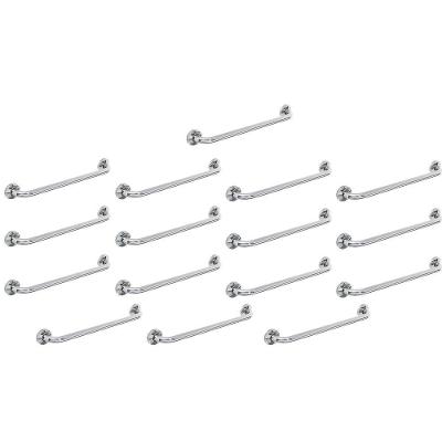 Barra Alça De Apoio 80cm Inox Kit 16 Uni Idoso Cadeirante Acessibilidade Box Banheiro Suporte Deficiente