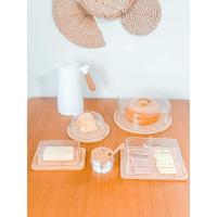 Kit Garrafa Térmica + Boleira + Queijeira + Porta Frios + Manteigueira + Açucareiro Bambu - 2