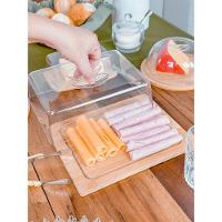 Kit Garrafa Térmica + Boleira + Queijeira + Porta Frios + Manteigueira + Açucareiro Bambu - 7