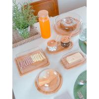 Kit Café Da Manhã Bambu - 8 Itens Boleira + Manteigueira + jarra + queijeira + porta Frios + 2 Potes + bandeja - 5