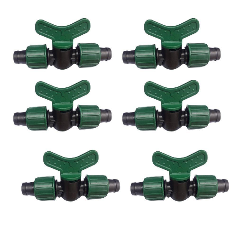 6 Registro União Mangueira Gotejamento Cinta-Cinta16 Mm - 4