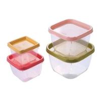 Conjunto Potes Quadrados Conect 4pçs - Plasutil 006172 - 3