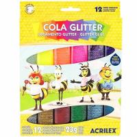 Cola Glitter 23g C- 12 Cores - Acrilex - Unica Cola Glitter 23g C- 12 Cores - Acrilex - - 1