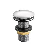 Válvula Click Metal Preta 7-8 Para Cuba De Banheiro Prata - 1