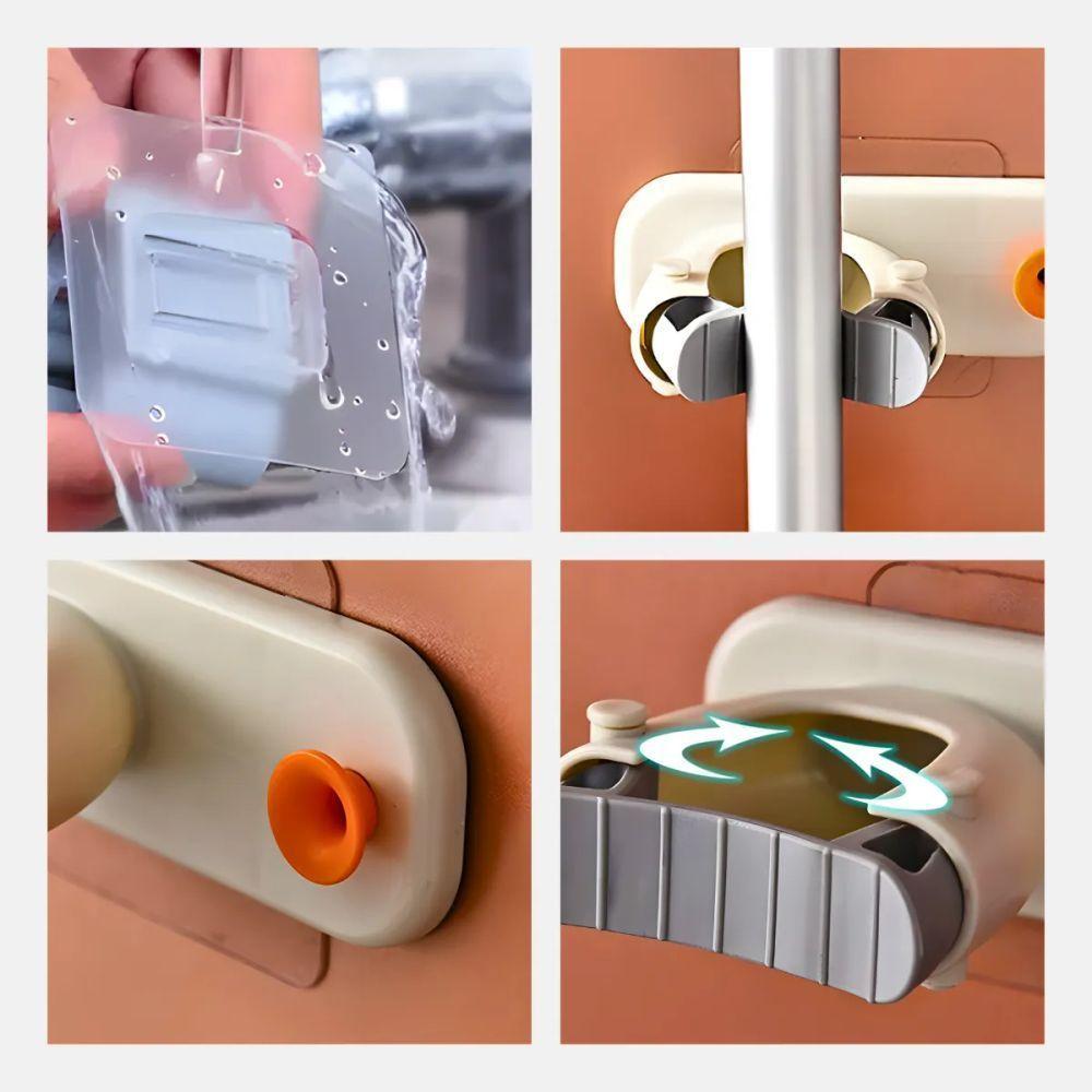 Suporte Organizador De Vassouras E Rodos ? Sem Furos - 5