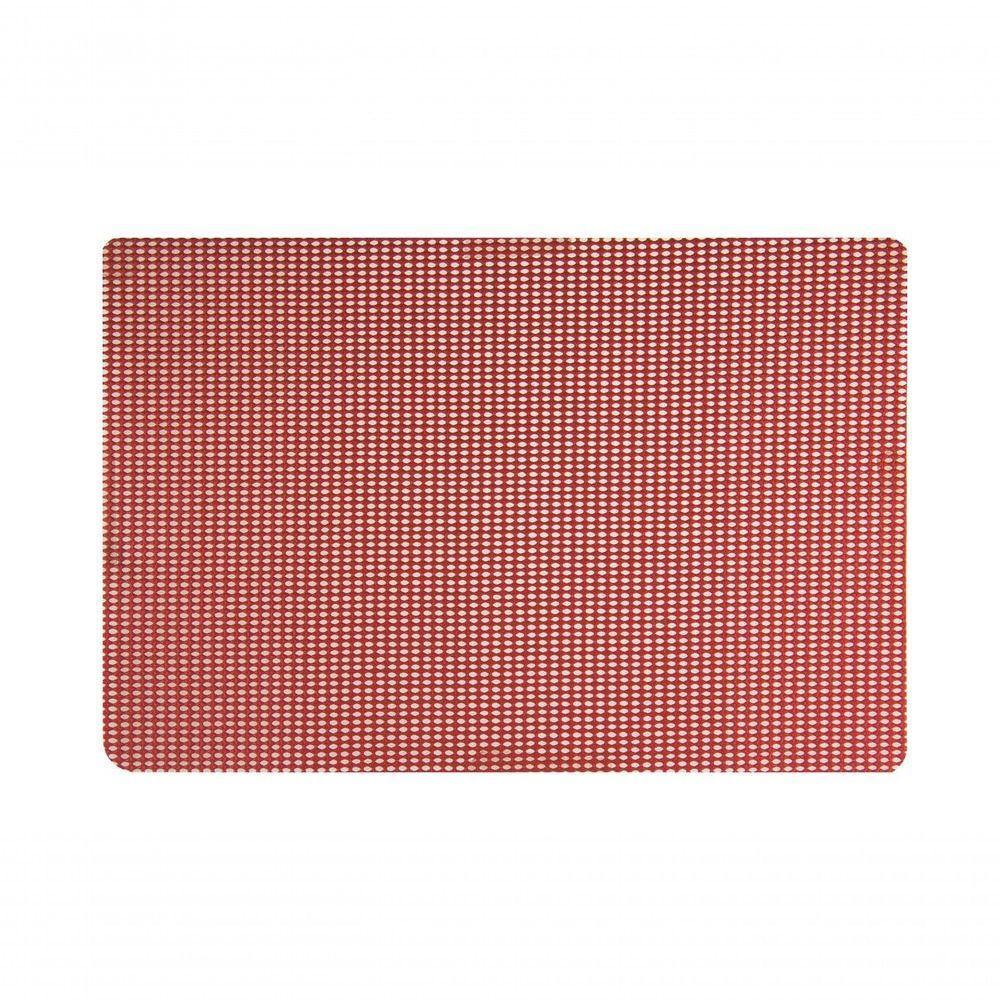 Jogo Americano Mesafix 45x30cm - Uzoo Servico Americano Mesafix 45x30cm Vermelho G02-07 - 1