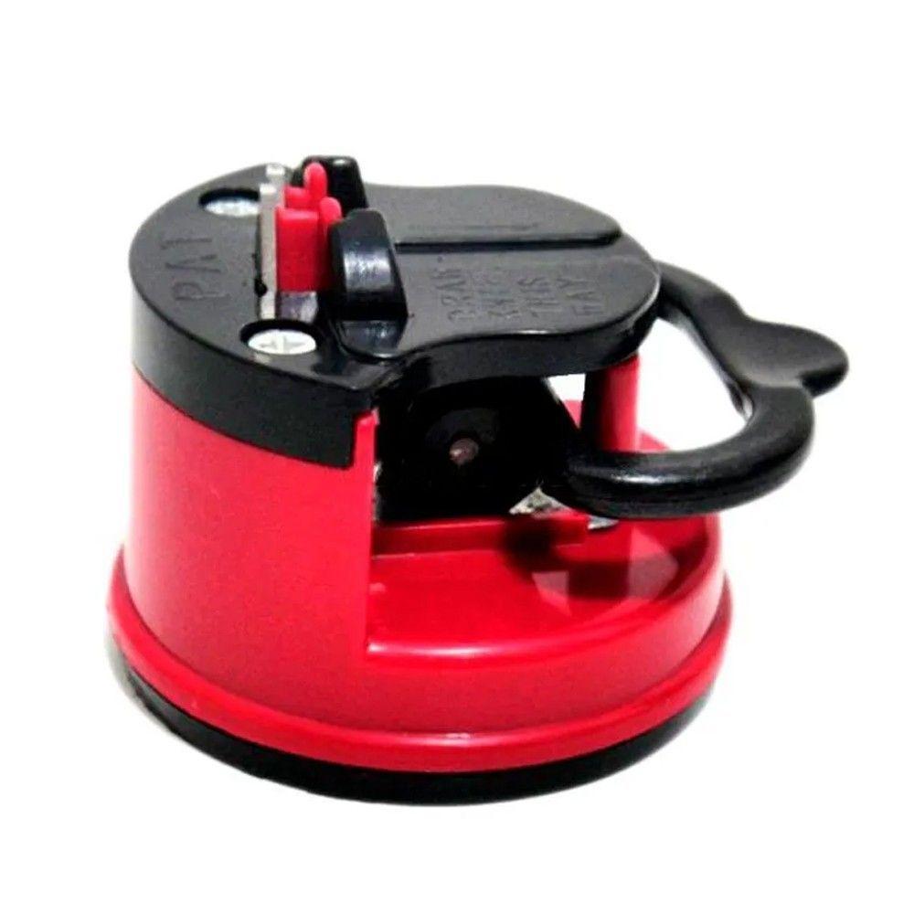 Afiador Amolador De Facas Tesoura Canivete Facão Com Ventosa - 1