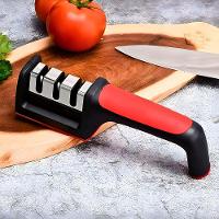 Afiador Amolador De Facas 3 Opções De Afiar Profissional - 2