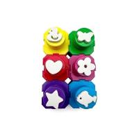 Carimbo Guache Pintura Com Pote Encaixavel C-6 Cores Leo&leo - 2