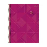 Agenda Executiva Espiral Diária 20 X 27,5cm Spot Feminina 2025 Roxa - 1