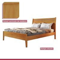 Cama Casal Com Ratam 140cm Esmeralda Amêndoa Mel Josandro Amêndoa Mel - 8