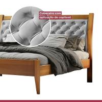 Cama Queen 160cm Vivare Amêndoa Mel Josandro Amêndoa Mel - 6