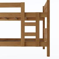 Beliche 100% Mdf Fortaleza - Duas Camas Solteiro Compacta E Moderna Amêndoa - 2