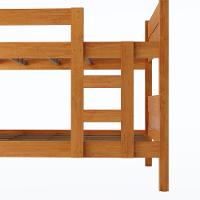 Beliche Resistente Fortaleza Em Mdf Vira 2 Camas Solteiro Nature Amadeirado - 2
