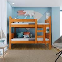 Beliche Resistente Fortaleza Em Mdf Vira 2 Camas Solteiro Nature Amadeirado - 3