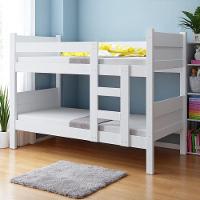 Beliche 100% Mdf Fortaleza - Duas Camas Solteiro Compacta E Moderna Branco - 1