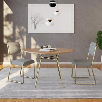 Mesa De Jantar Orgânica Soho 120cm Nogueira - Est.champ