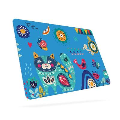 Jogo Americano Alto Brilho 42.5x27.5cm - Uzoo Servico Americano Alto Brilho 42.5x27.5cm Gato