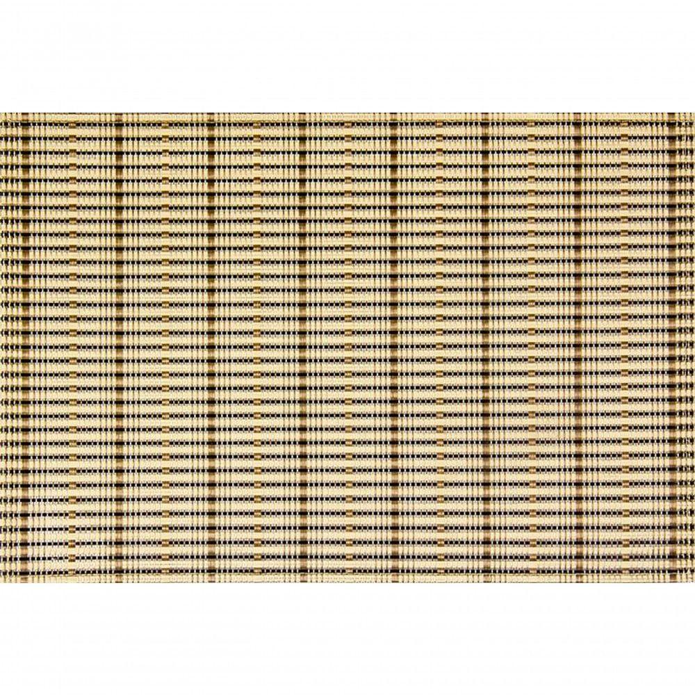 Jogo Americano Textilene Tropical Listrado 45x30cm - Uzoo Servico Americano Textilene Tropical 45x30cm Marrom St613011 - 1