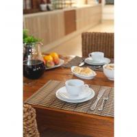 Jogo Americano Textilene Tropical Listrado 45x30cm - Uzoo Servico Americano Textilene Tropical 45x30cm Marrom St613011 - 2