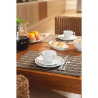 Jogo Americano Textilene Tropical Listrado 45x30cm - Uzoo Servico Americano Textilene Tropical 45x30cm Preto St613010 - 2