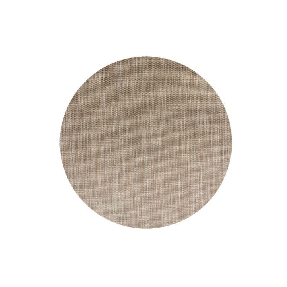 Jogo Americano Textilene Circle 38cm - Uzoo Servico Americano Textilene Circle 38cm Bege Stp21003 - 1