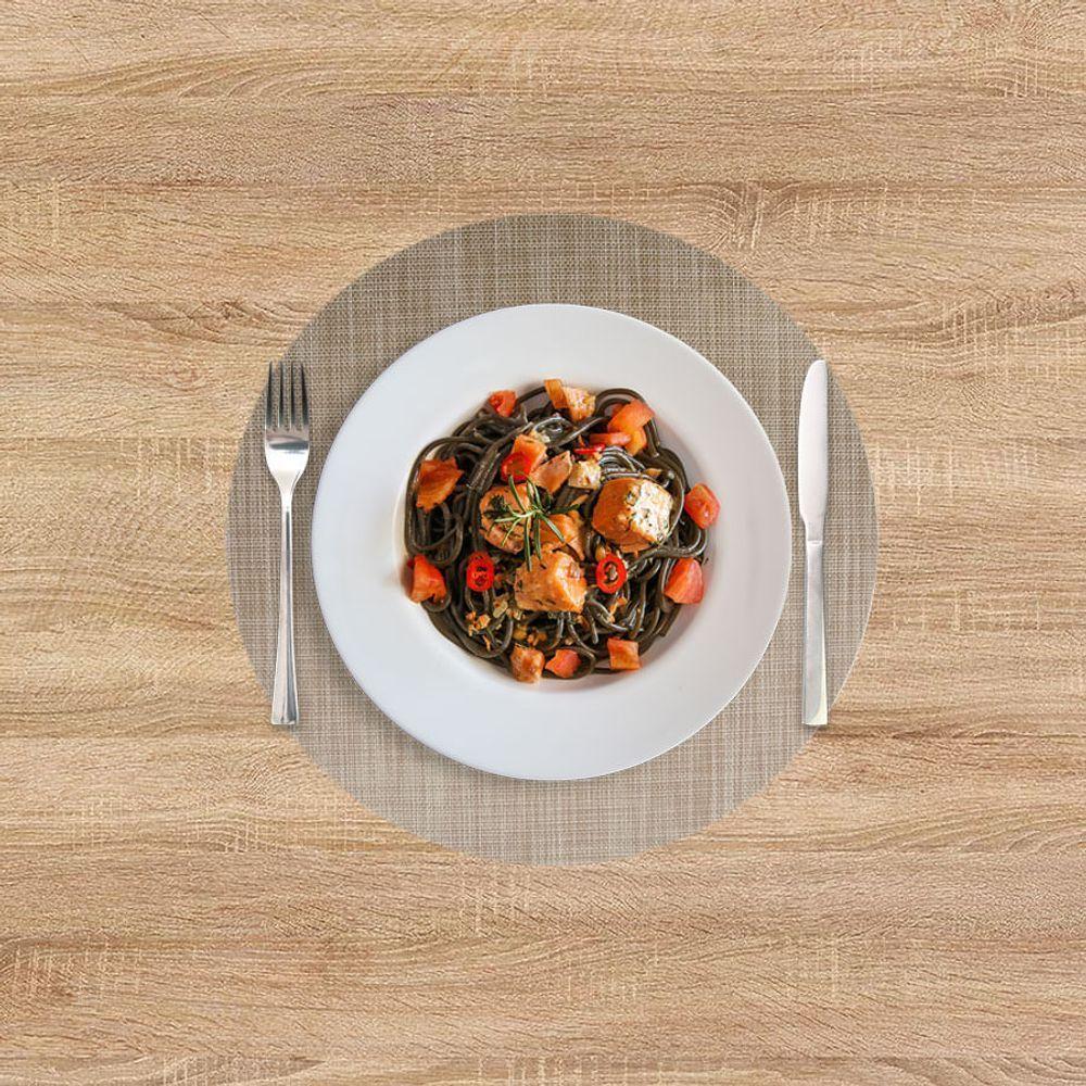 Jogo Americano Textilene Circle 38cm - Uzoo Servico Americano Textilene Circle 38cm Bege Stp21003 - 2