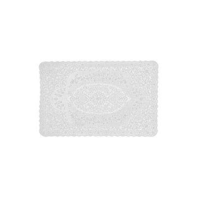 Jogo Americano Crochê Branco - 30x45cm - Uzoo Servico Americano Croche 30x45cm Branco Fl-1606