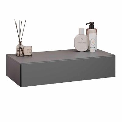 Penteadeira Suspensa 60cm 1 Gaveta Carina Z34 Grafite - Mpozenato