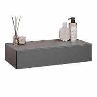 Penteadeira Suspensa 60cm 1 Gaveta Carina Z34 Grafite - Mpozenato - 1