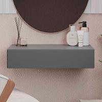 Penteadeira Suspensa 60cm 1 Gaveta Carina Z34 Grafite - Mpozenato - 7