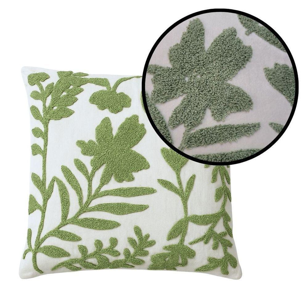 Almofada Decorativa Luxo Garden Felpudo Com Enchimento 42x42cm - Jolitex - 5