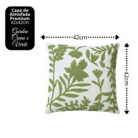 Almofada Decorativa Luxo Garden Felpudo Com Enchimento 42x42cm - Jolitex