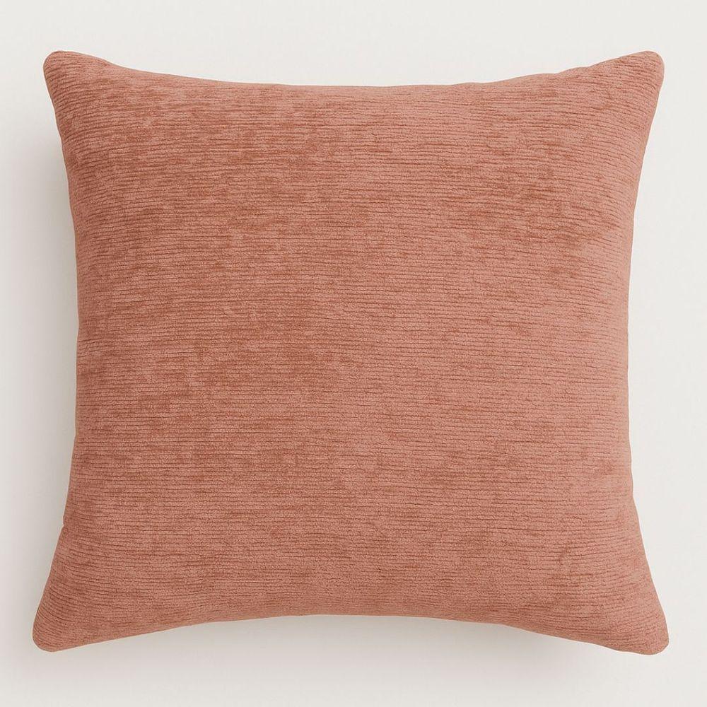 Almofada Decorativa Tecido Rosê Charlote Premium Com Enchimento 42x42cm - Jolitex - 1