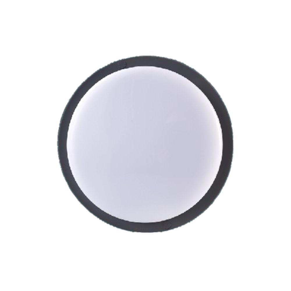 Luminária Tartaruga 18W Redonda Preta Bivolt - 2