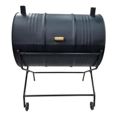 Churrasqueira Bafo Tambor C/ Grelha + Suporte 200lt 200l Preto