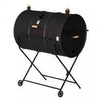 Churrasqueira Bafo Tambor C/ Grelha + Suporte 200lt 200l Preto - 4