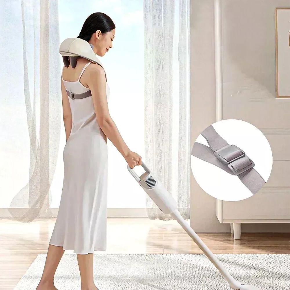 Aparelho Massagem Pescoço Ombros Terapêutica Portátil Recar - 6