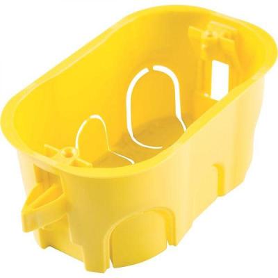 Caixa De Embutir Drywall 4X2 Tramontina Amarela